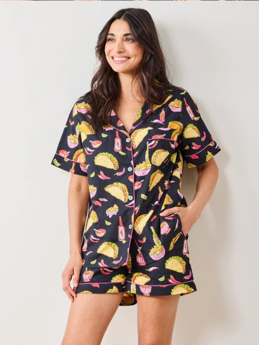 NEW Printfresh ""Guac On"" Short Pajama Set XL